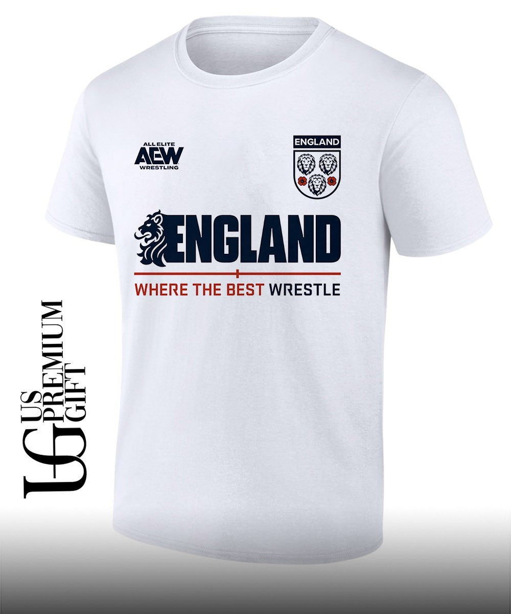 AEW England Where the Best Wrestle shirt