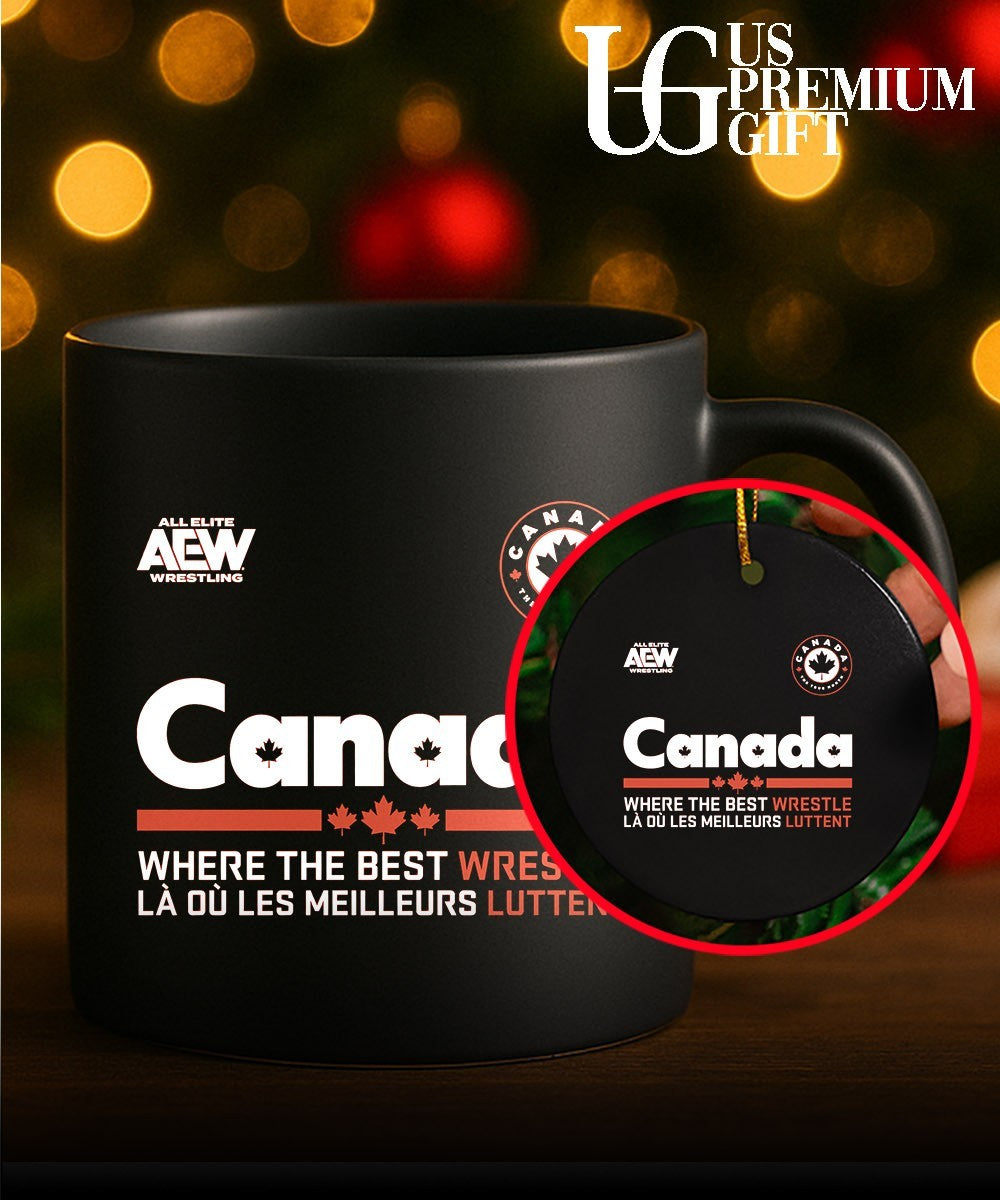 AEW Wrestling Canada Where the Best Wrestle Là Où Les Meilleurs Luttent shirt