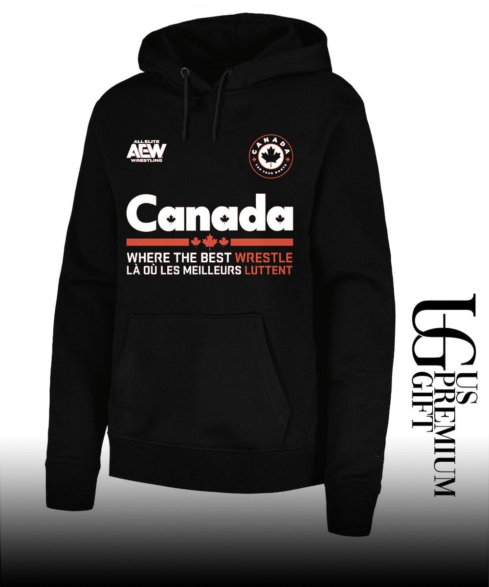 AEW Wrestling Canada Where the Best Wrestle Là Où Les Meilleurs Luttent shirt