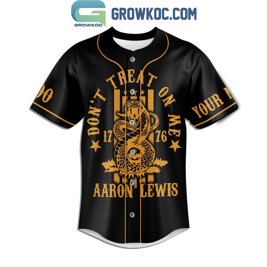 Aaron Lewis Don’t Tread On Me Personalized Baseball Jersey