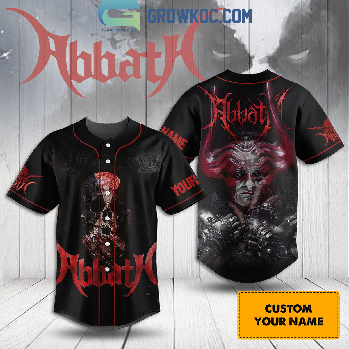 Abbath Dread Reaver Fan Love Personalized Baseball Jersey
