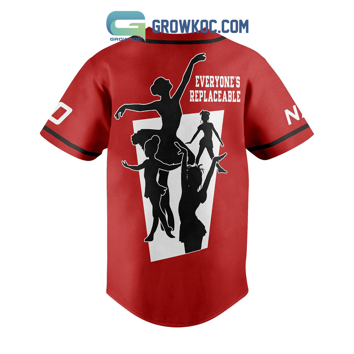 Abby lee Dance Company Everyone’s Replaceable Personalized Baseball Jersey