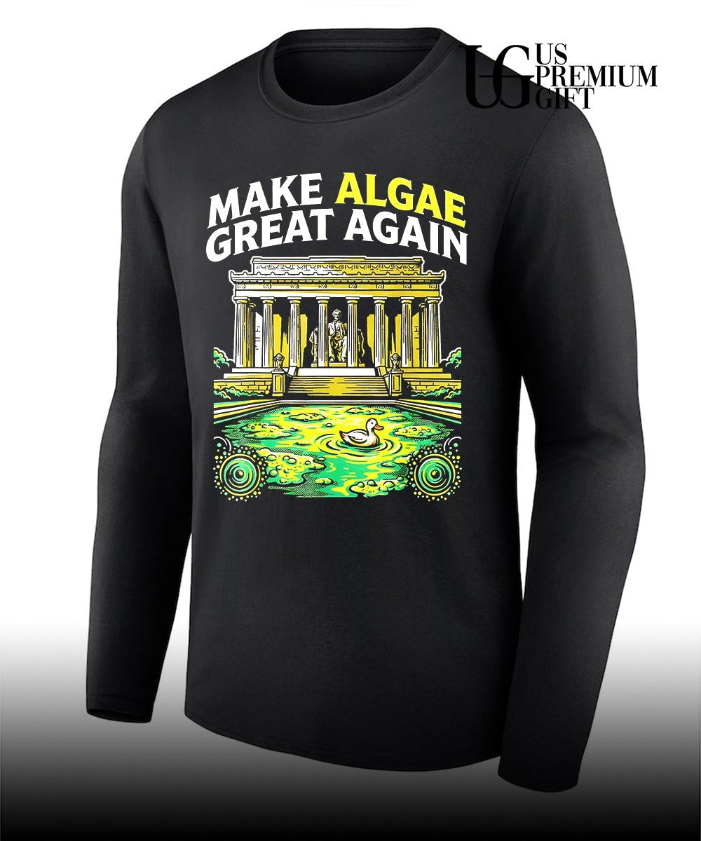 Abraham Lincoln Lincoln Memorial Reflecting Pool Make Algae Great Again shirt