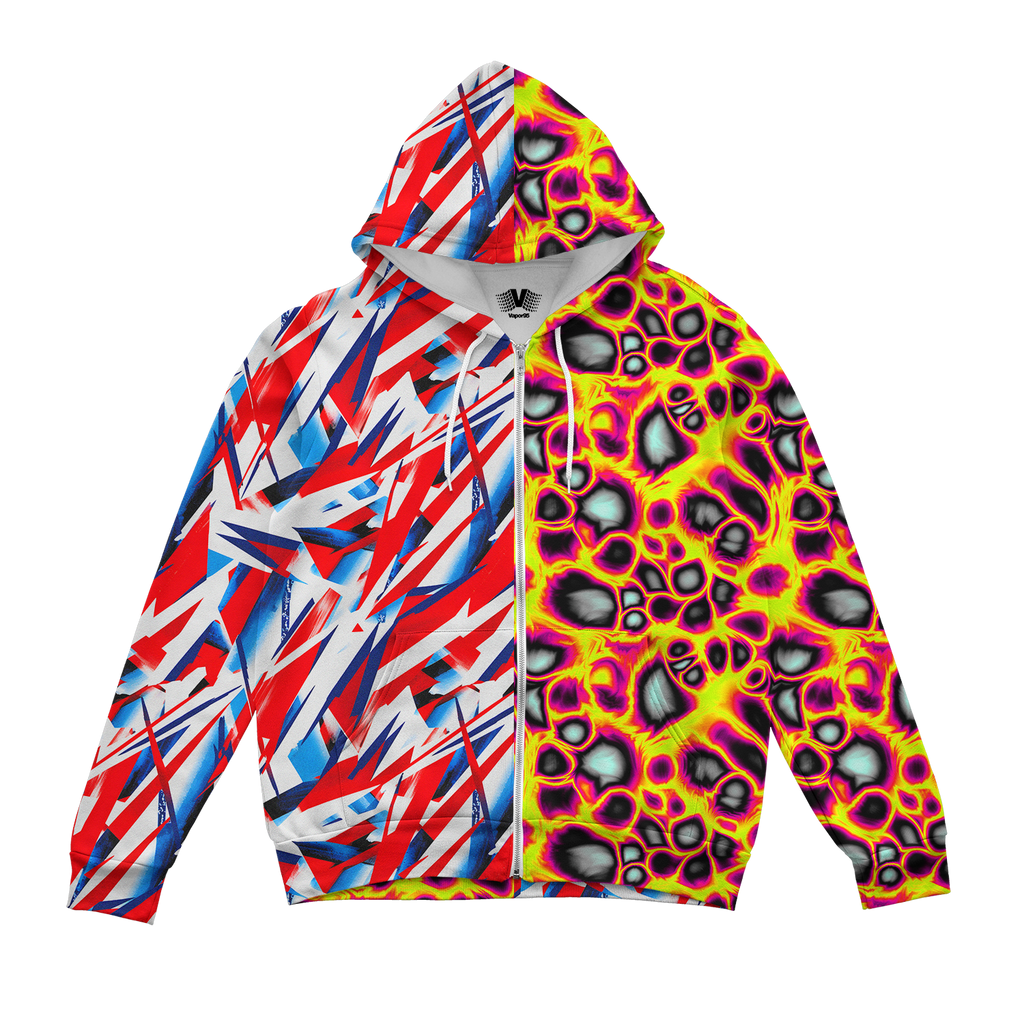 Acid Bath Zip Up Hoodie