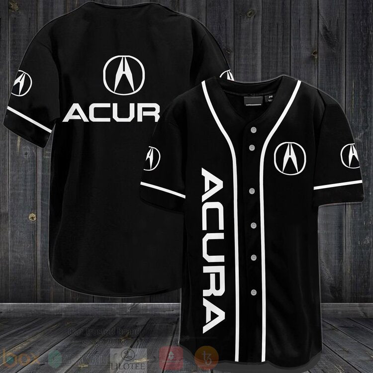 FASHION Acura Baseball Jerseys Botton Shirt