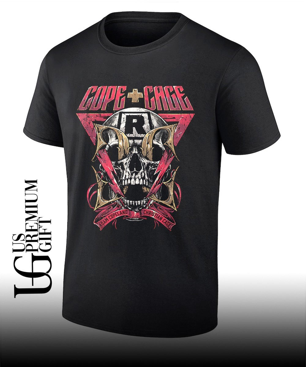 Adam Copeland Christian Cage Cope and Cage AEW Professional Wrestling Men’s shirt