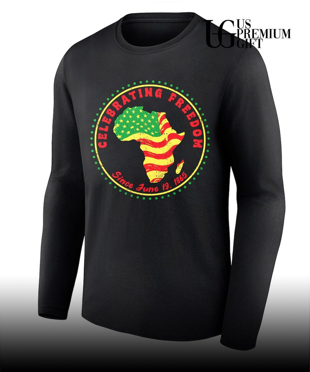 Africa Juneteenth Flag Celebrating Freedom Since June 19 1865 shirt