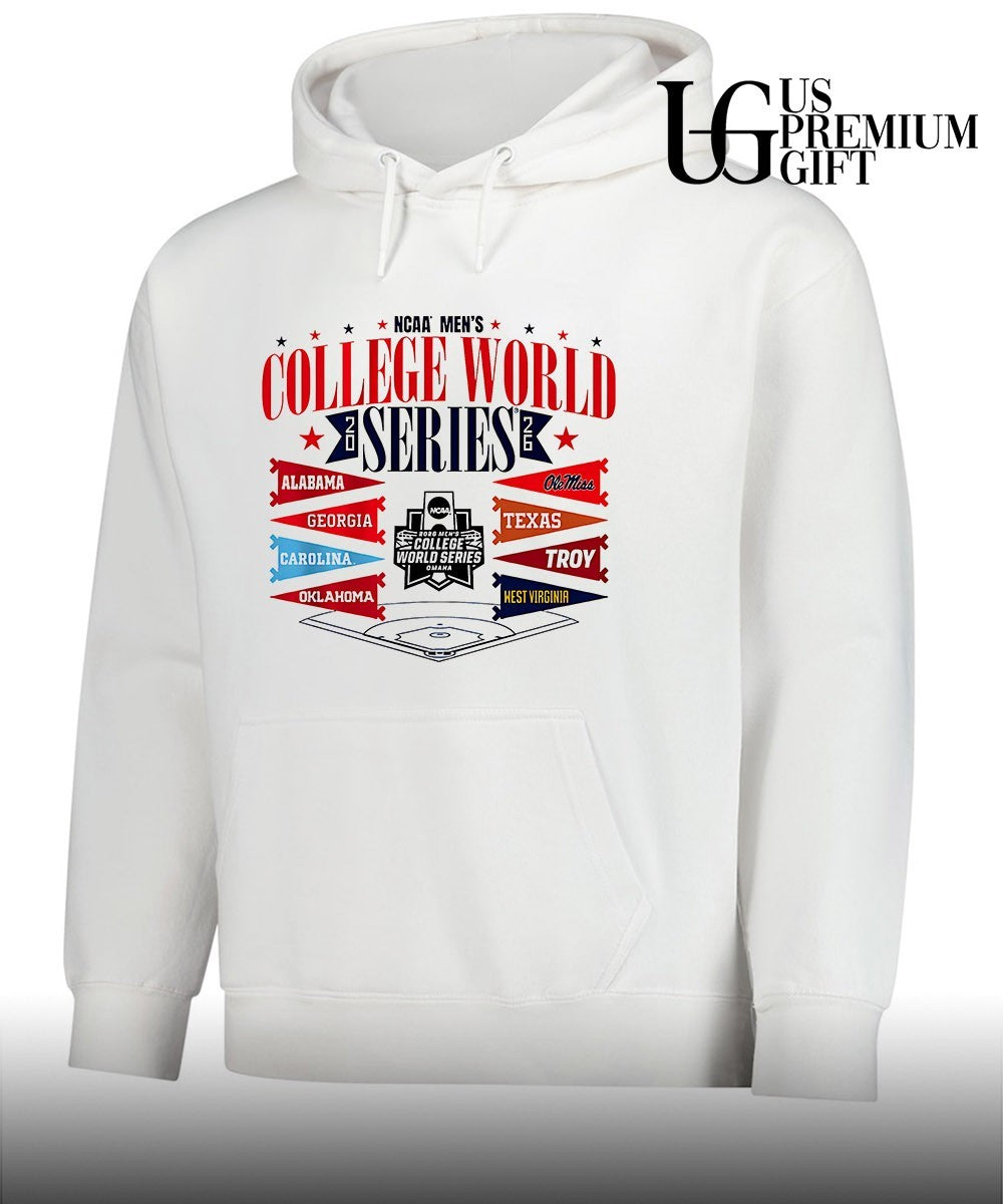 Alabama Georgia Carolina Oklahoma Ole Miss Texas Troy West Virginia NCAA Men’s College World Series 2026 shirt
