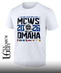 Alabama Georgia North Carolina Oklahoma Ole Miss Texas Texas Tech West Virginia MCWS 2026 Omaha shirt
