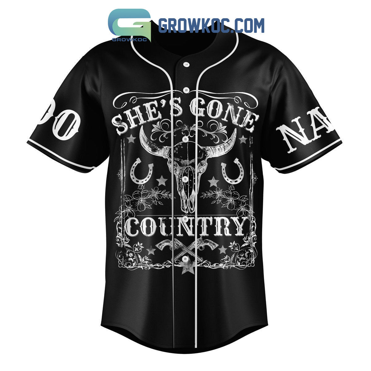 Alan Jackson She’s Gone Country Hotter Than A Hoochie Coochie Personalized Baseball Jersey