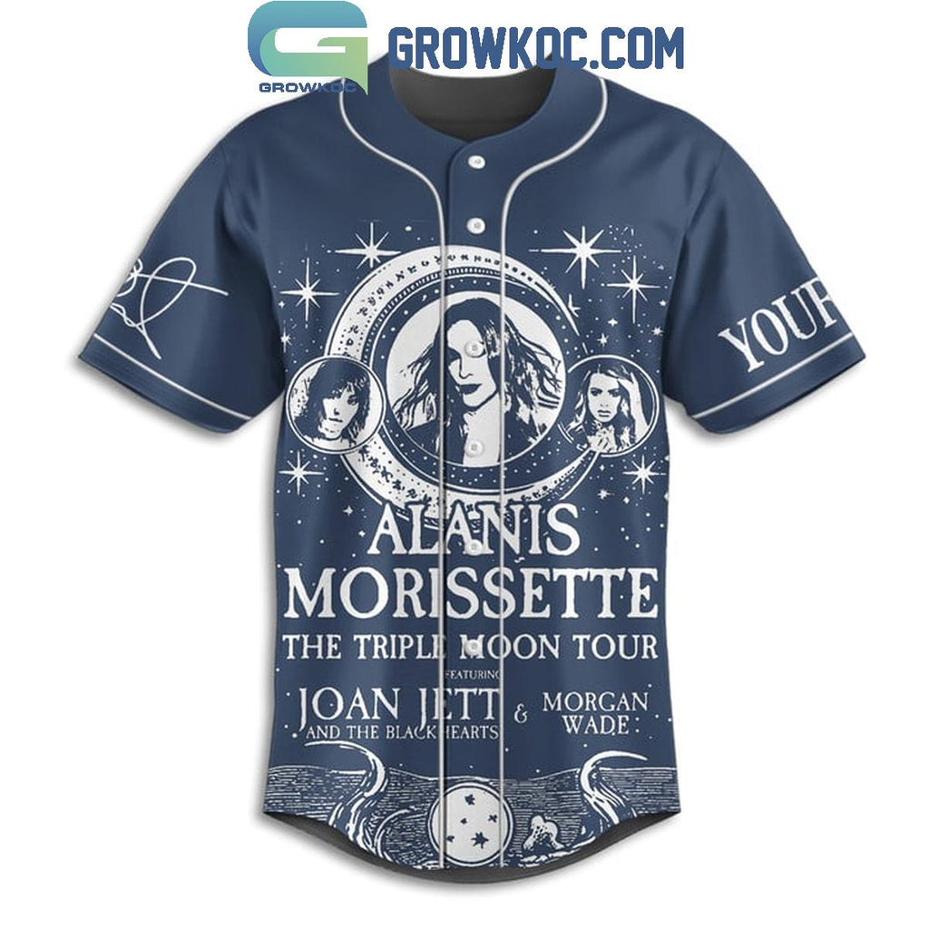 Alanis Morissette The Triple Moon Tour 2024 Personalized Baseball Jersey