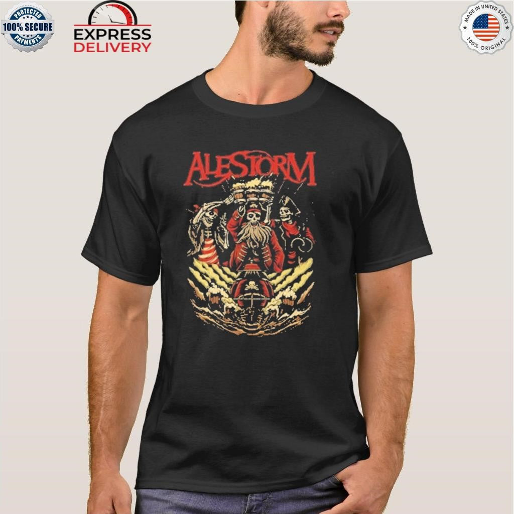 Alestorm Pirate Skeleton Band Shirt