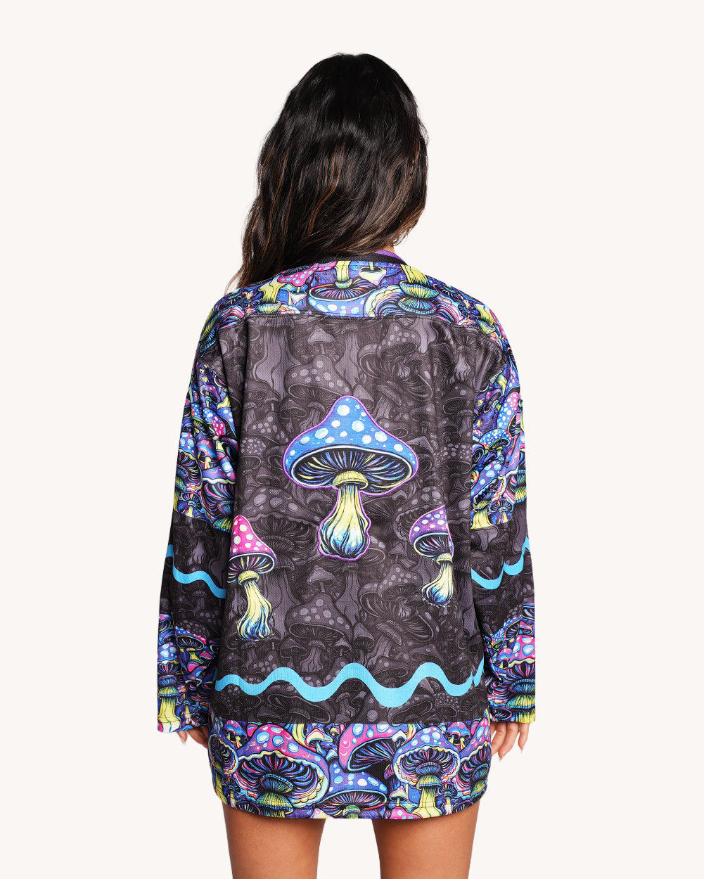 All These Shroomies UV Reactive Hockey Jersey