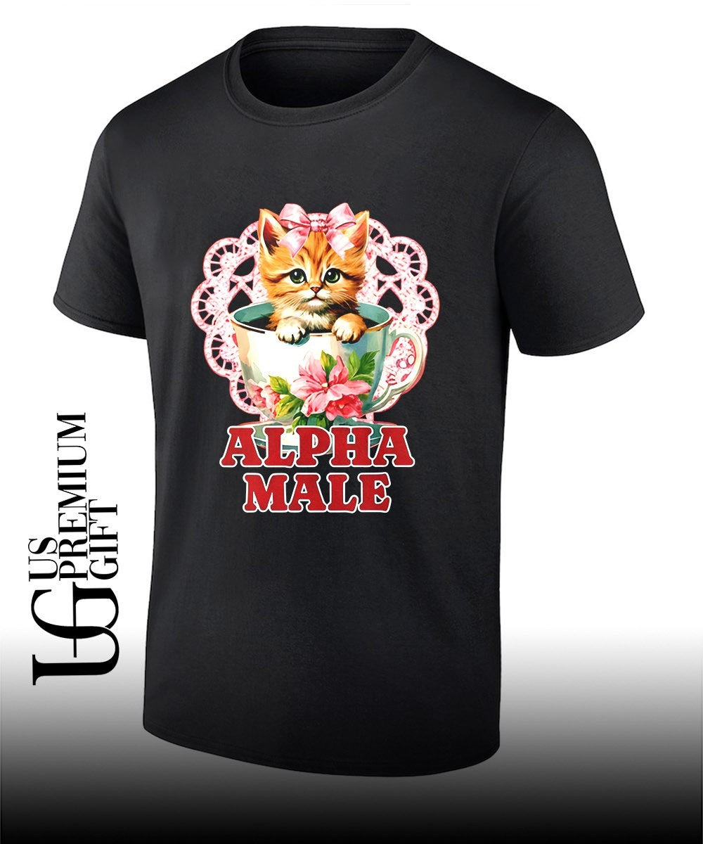 Alpha Male Sarcastic Cute Kitten Cat Lover shirt