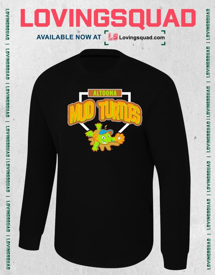 Altoona Mud Turtles Baseball Team Logo MiLB T-shirt