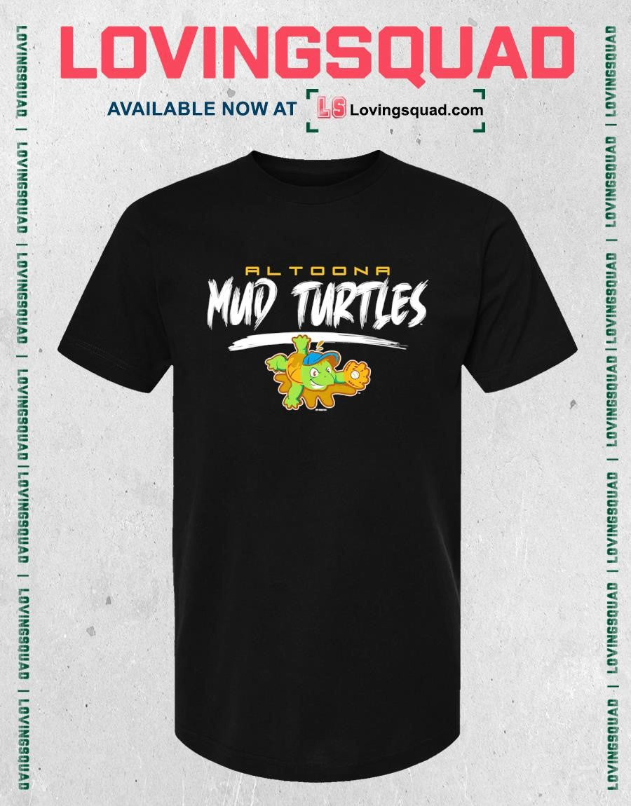 Altoona Mud Turtles Baseball Team Logo T-T-shirt