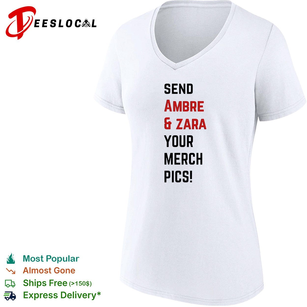 Ambre and Zara send your merch pics shirt