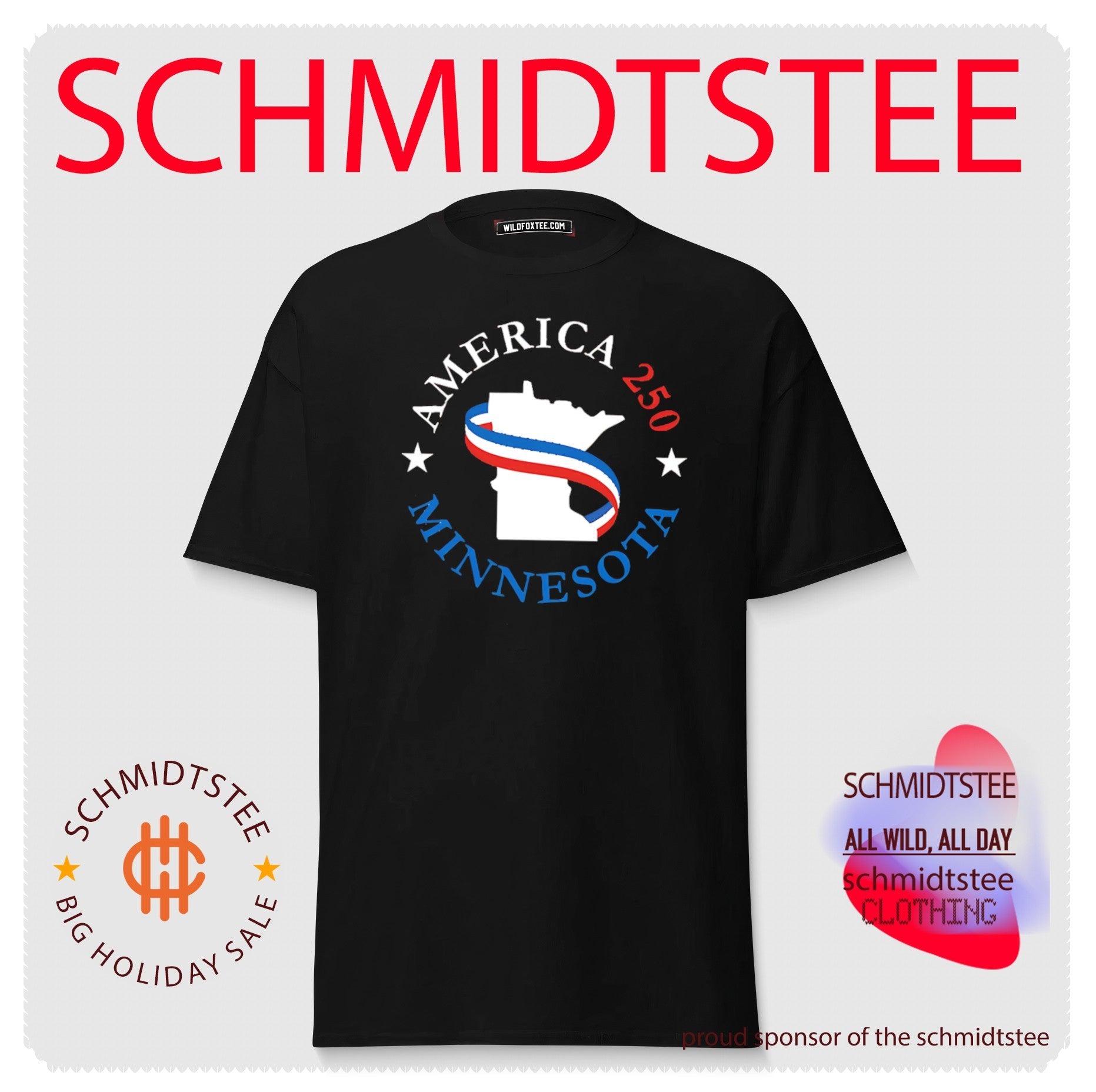 America 250 Minnesota USA Semiquincentennial shirt
