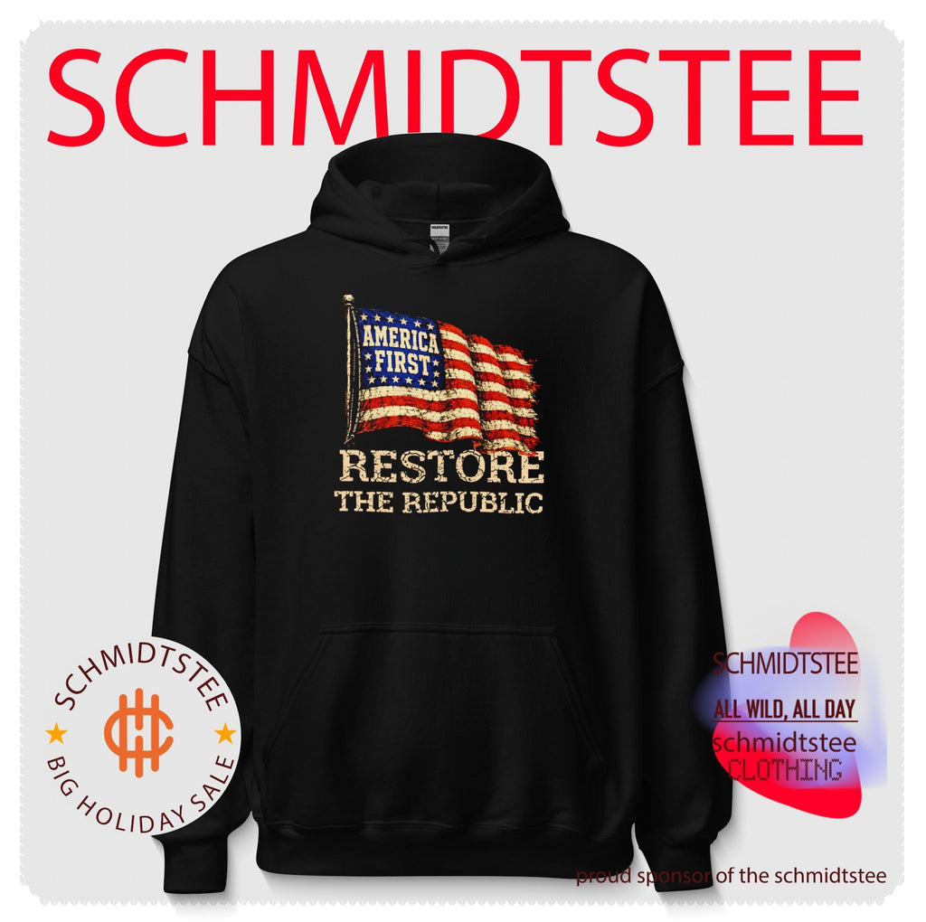America First Restore the Republic patriotic shirt