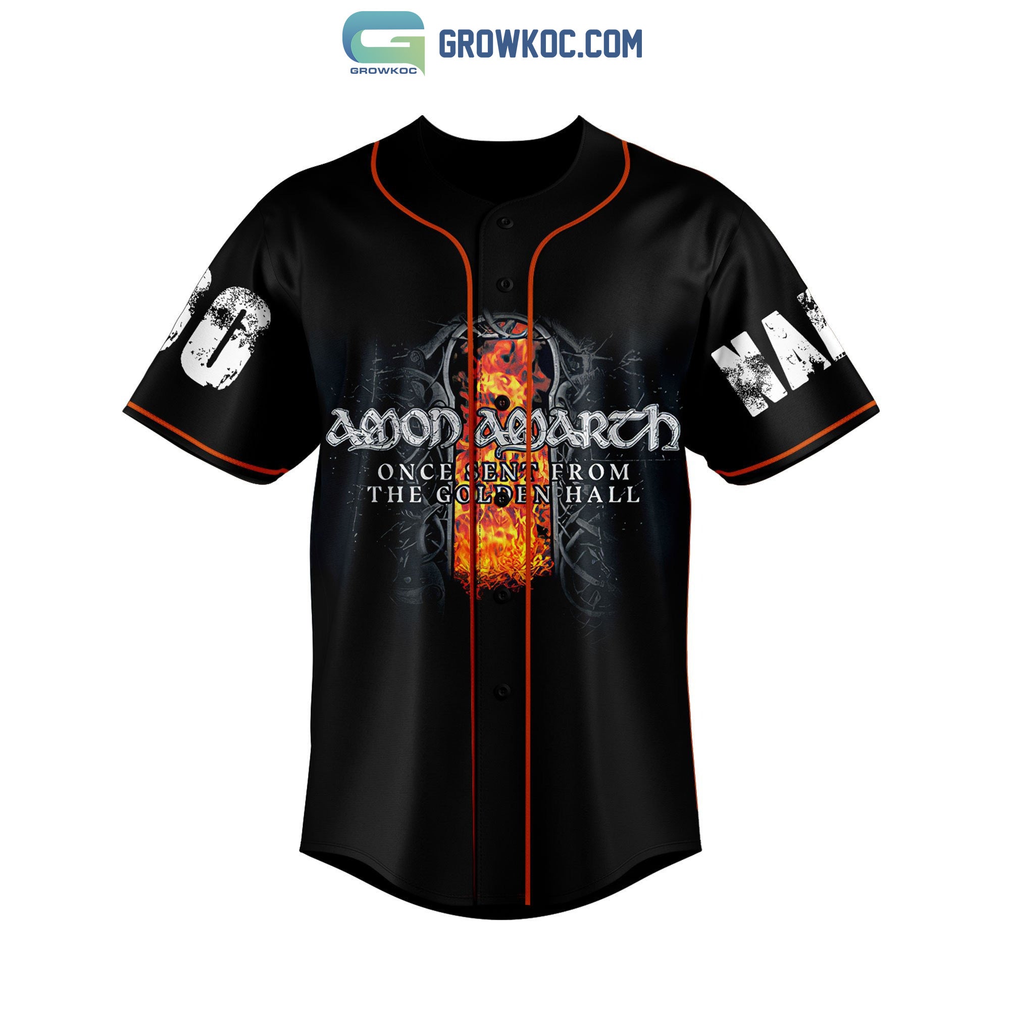 Amon Amarch Once Sent From The Golden Hall Personalized Baseball Jersey
