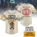 Angel Olsen Burn Your Fire For No Witness Personalized Baseball Jersey