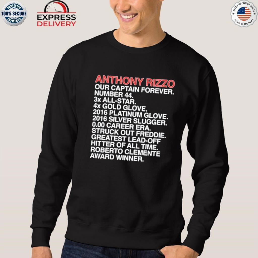 Anthony Rizzo Our Captain’s Accomplishments Shirt