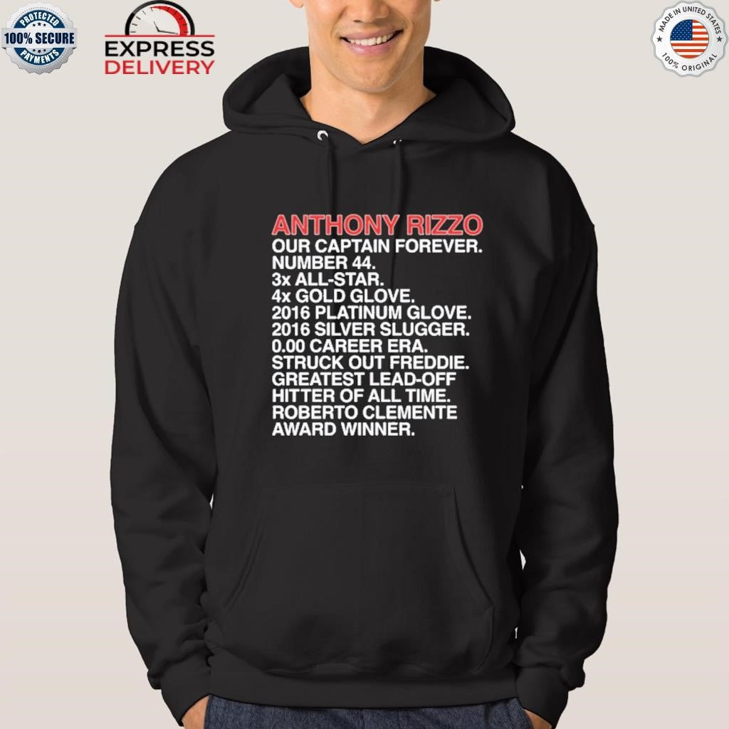 Anthony Rizzo Our Captain’s Accomplishments Shirt