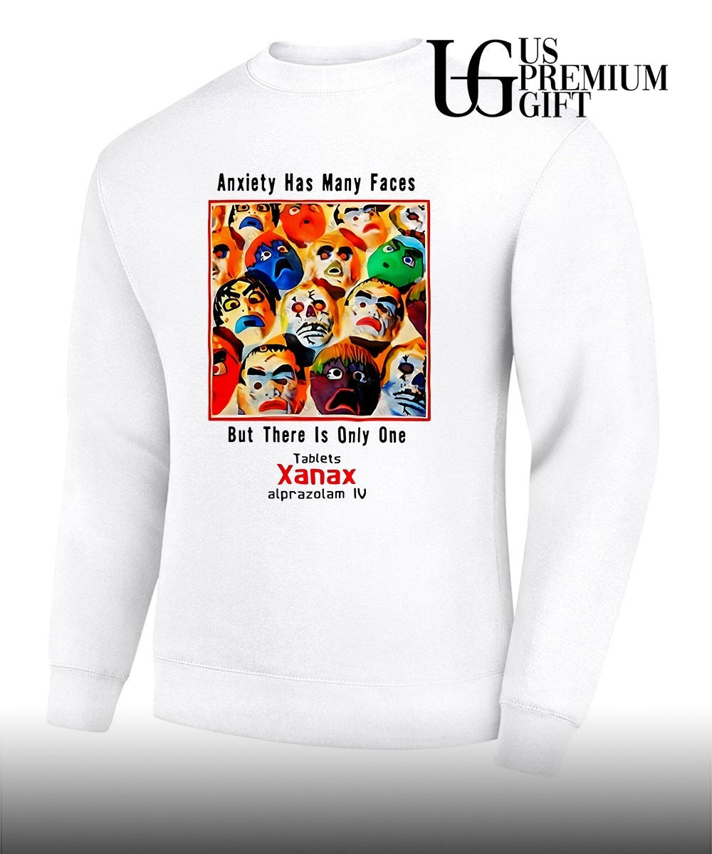 Anxiety Has Many Faces But There Is Only One Tablets shirt