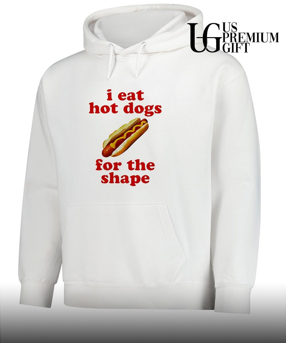 I eat hot dogs for the shape food shirt