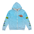 Aqua Terminal Zip Up Hoodie