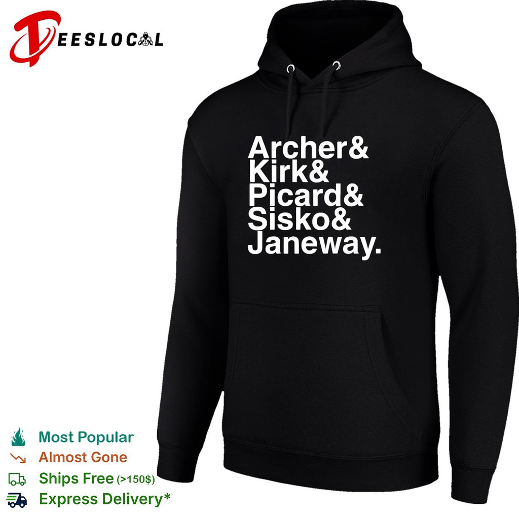 Archer Kirk Picard Sisko Janeway shirt