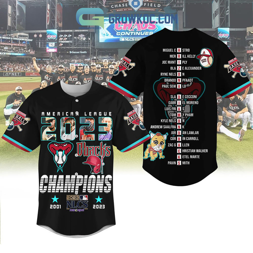 Arizona Dbacks American League Champions 2023 Baseball Jersey