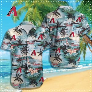 Arizona Diamondbacks Go Dbacks Hawaiian Shirt Fresh Aloha Beach Trendy