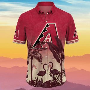 Arizona Diamondbacks MLB Flamingo Flower Hawaiian Shirt Summer Gift For Fans