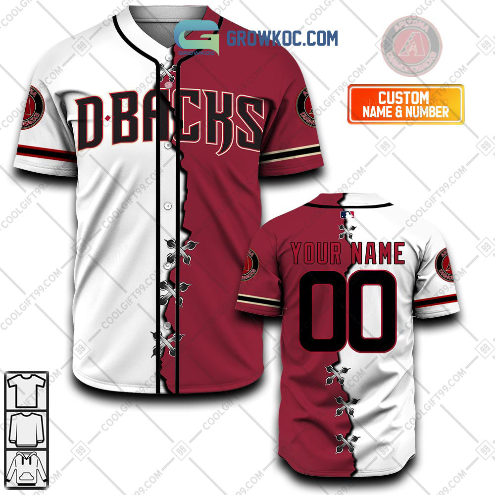Arizona Diamondbacks MLB Personalized Mix Baseball Jersey
