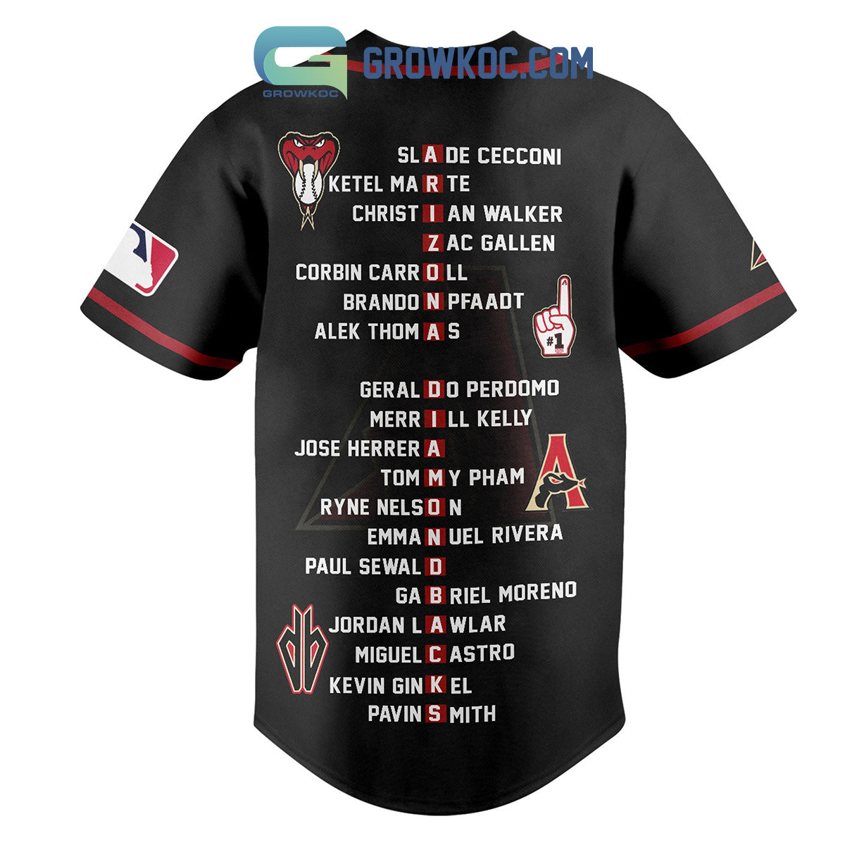 Arizona Diamondbacks World Series 2023 Champions Baseball Jersey