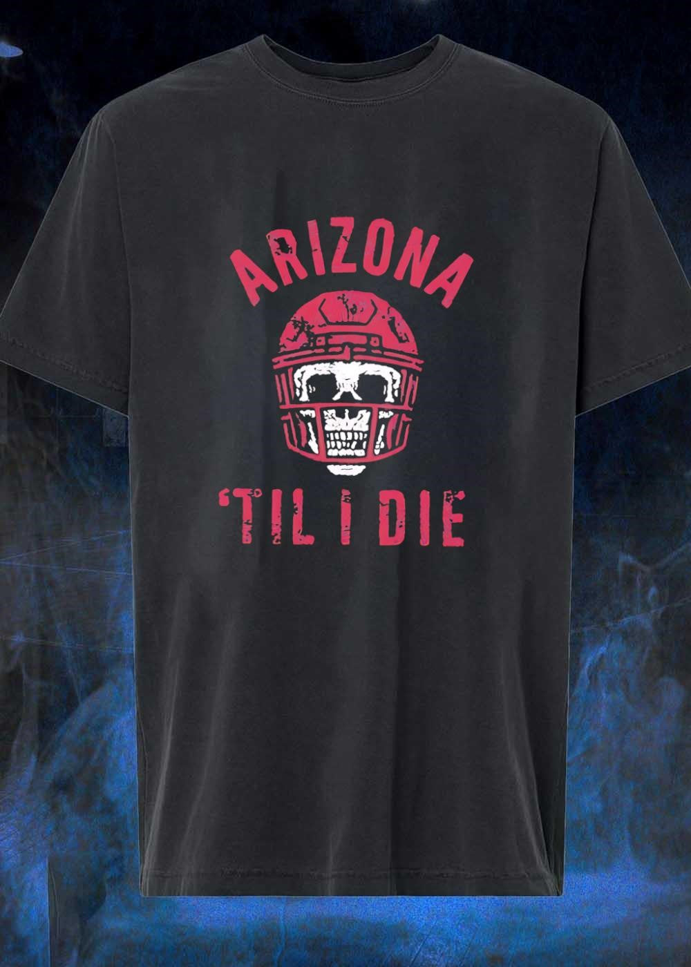 Arizona Til I Die Football Helmet shirt