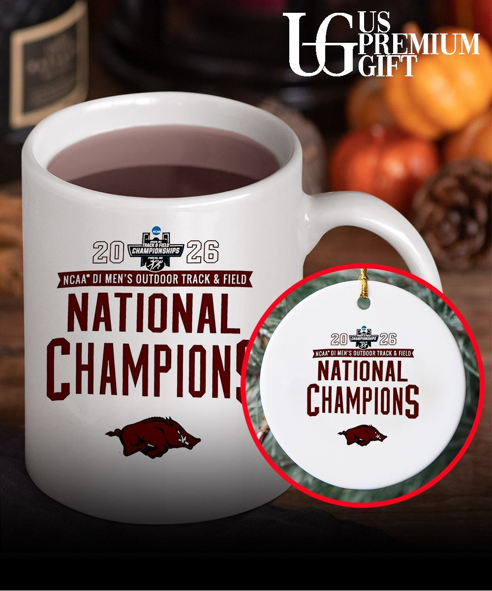 Arkansas Razorbacks 2026 NCAA Men’s Outdoor Track & Field National Champions shirt
