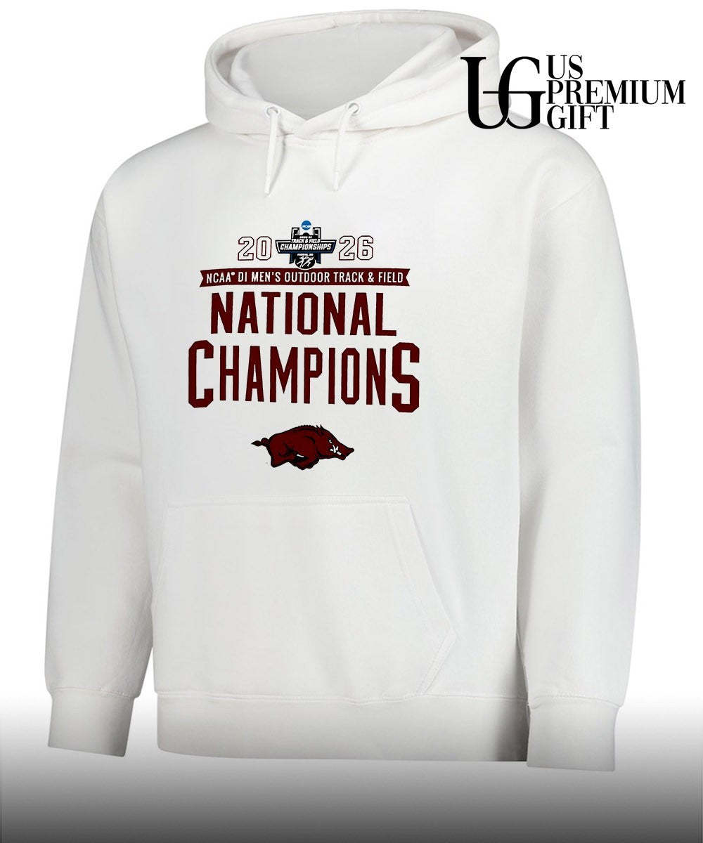 Arkansas Razorbacks 2026 NCAA Men’s Outdoor Track & Field National Champions shirt