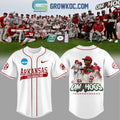 Arkansas Razorbacks Omahogs Champions White Baseball Jersey
