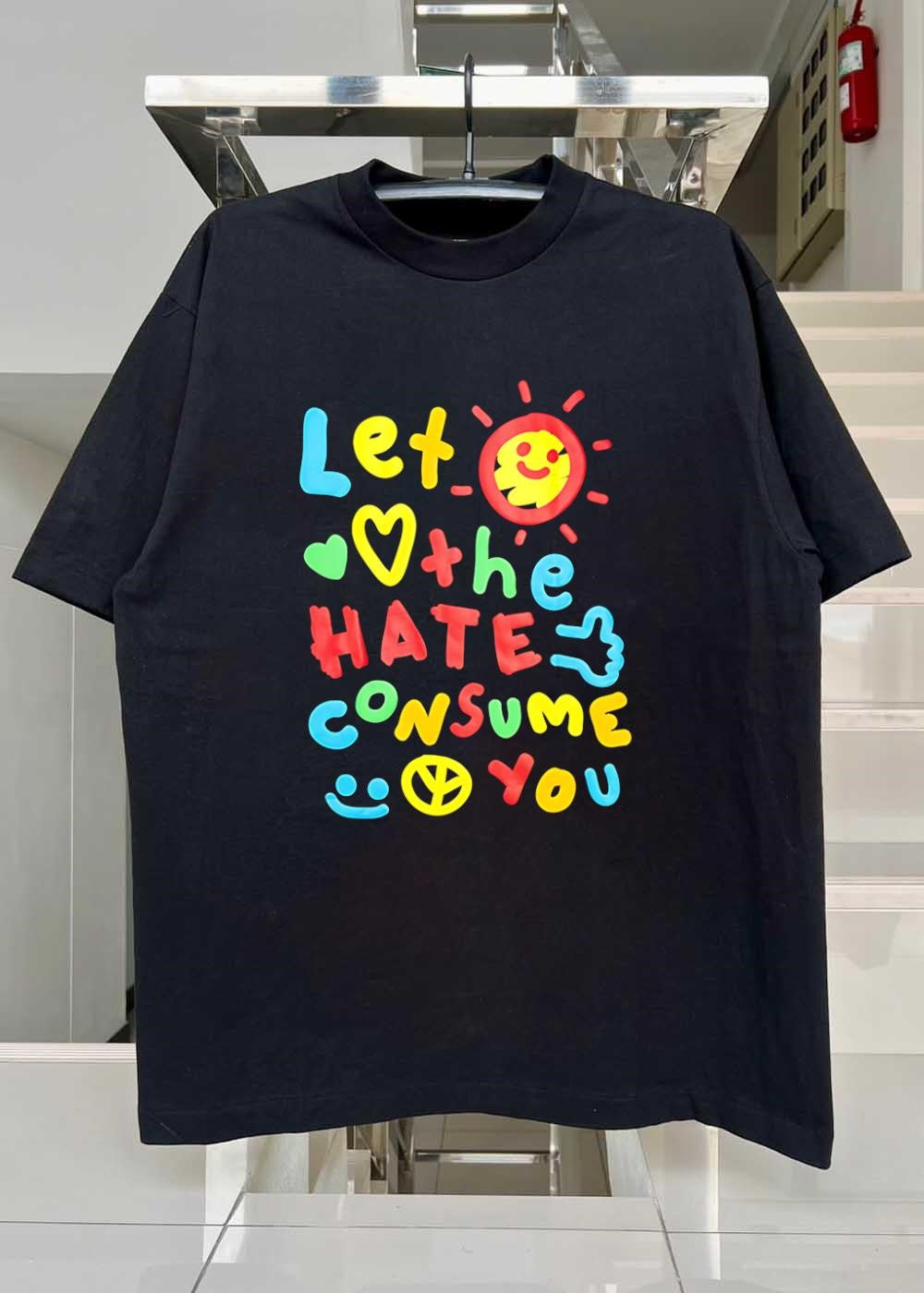 Artistic Apparel Let the Hate Consume You Graphic T-Shirt