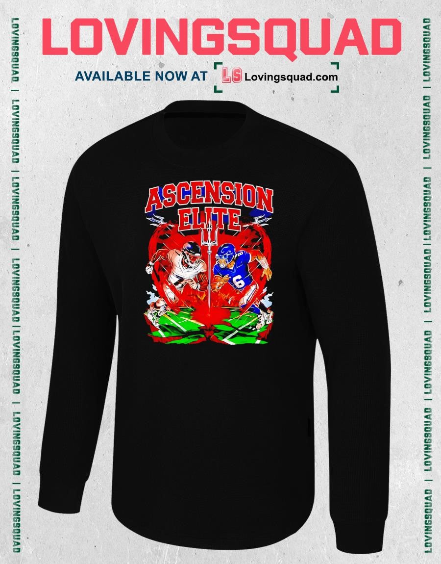 Ascension Elite football players fire field face off T-Shirt