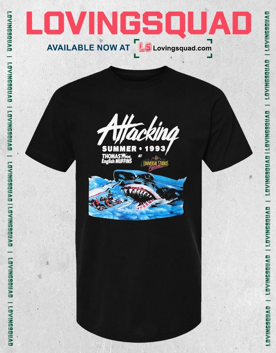 Attacking Summer 1993 Thomas English Muffins at Universal Studios Florida T-shirt