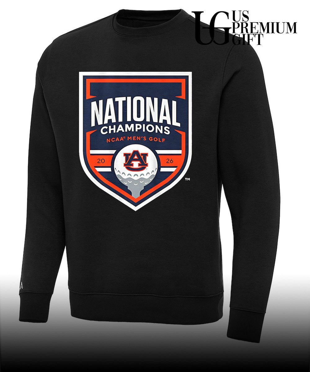 Auburn Tigers Men’s Golf 2026 National Champions logo shirt