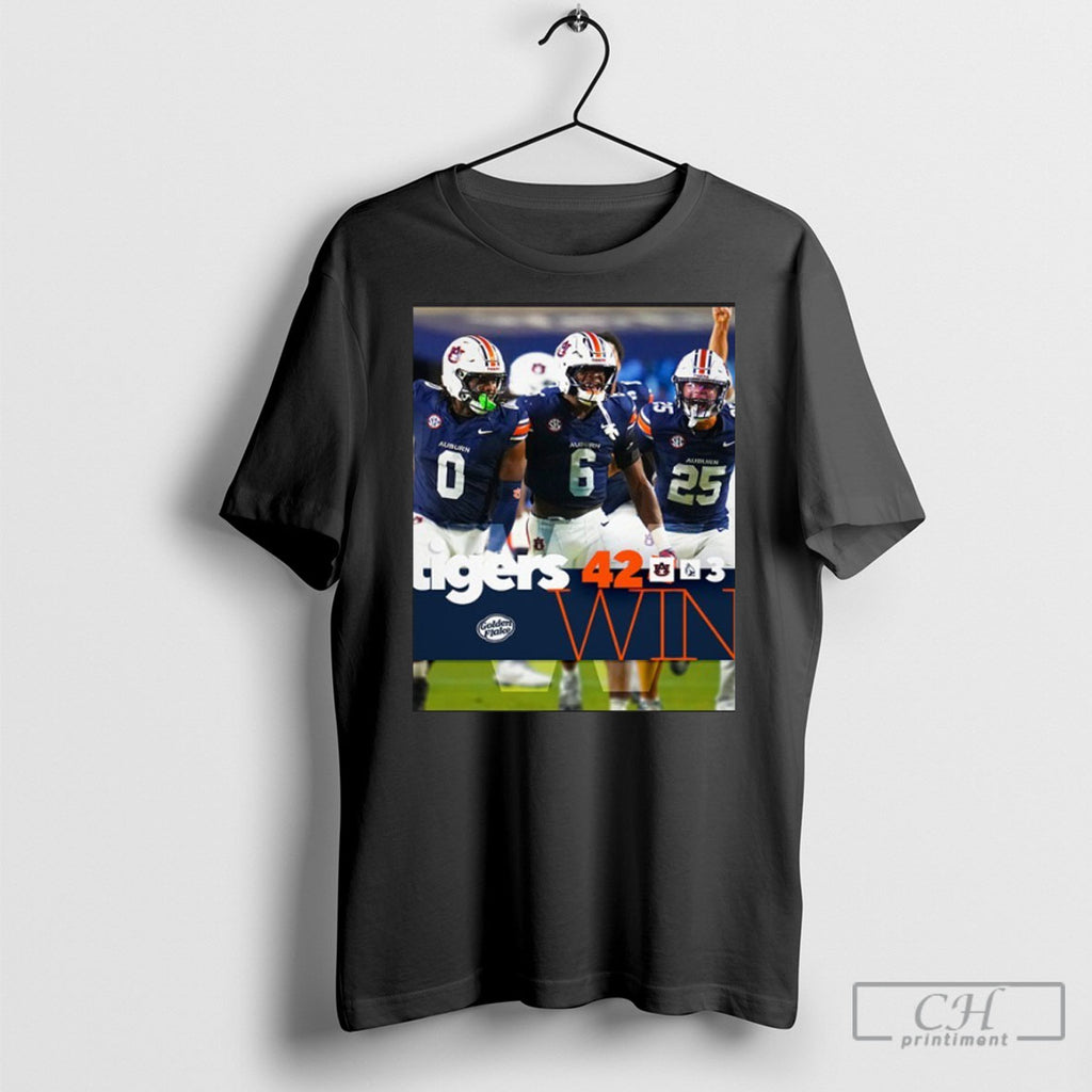 Auburn Tigers Win 42 3 Ball State Poster T-Shirts, Hoodie, Sweatshirt | InkRitualCo.com