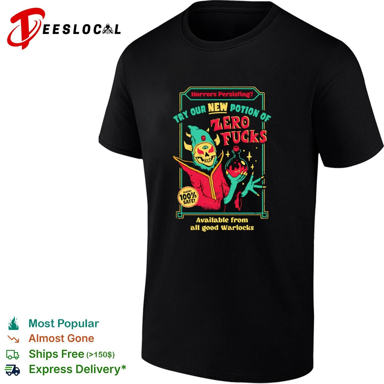 Available from all good warlocks Potion Sale shirt