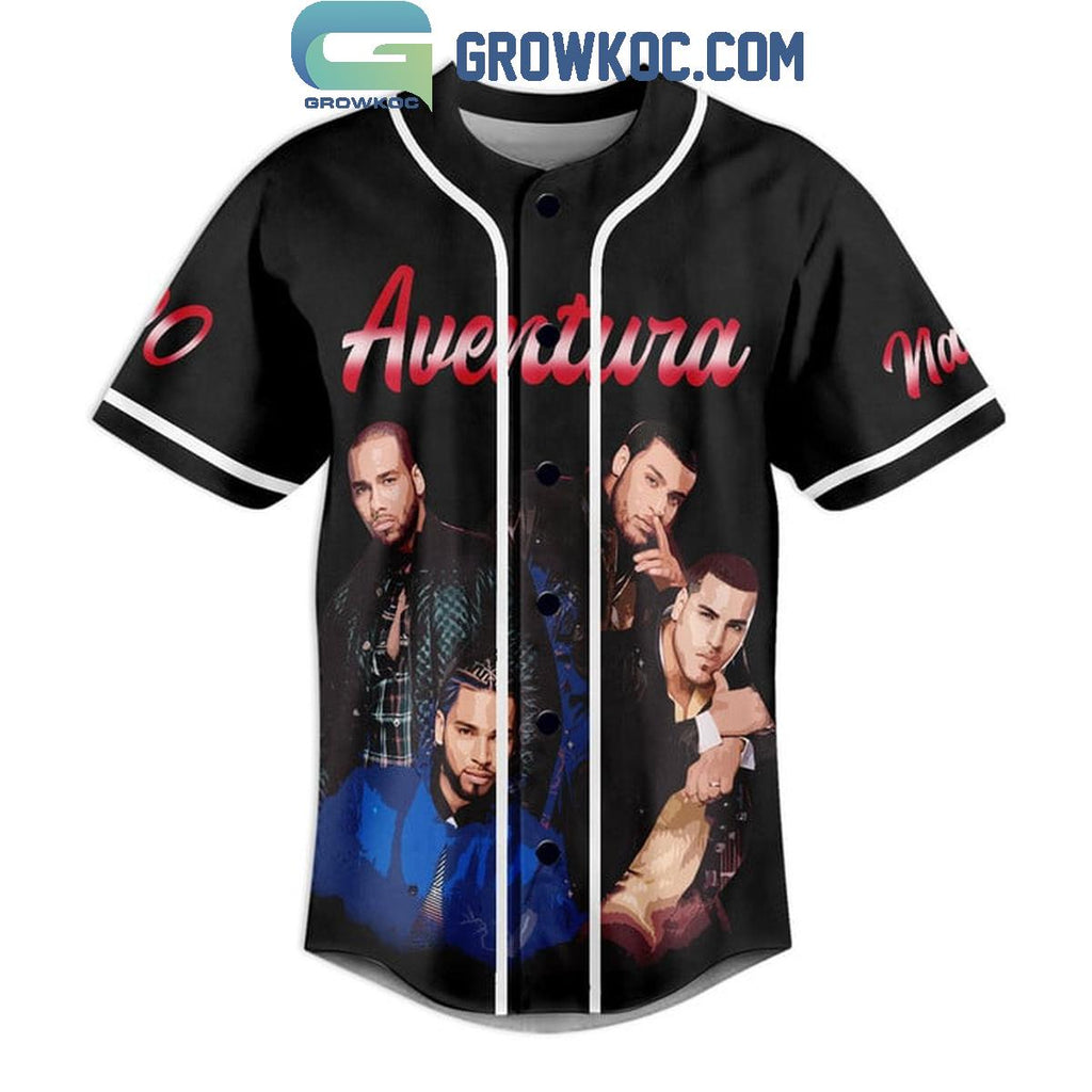 Aventura U Solo Por Un Beso Personalized Baseball Jersey