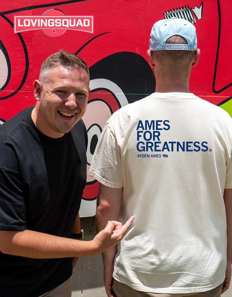 Ayden Ames Ames for Greatness No 9 Nebraska T-shirt