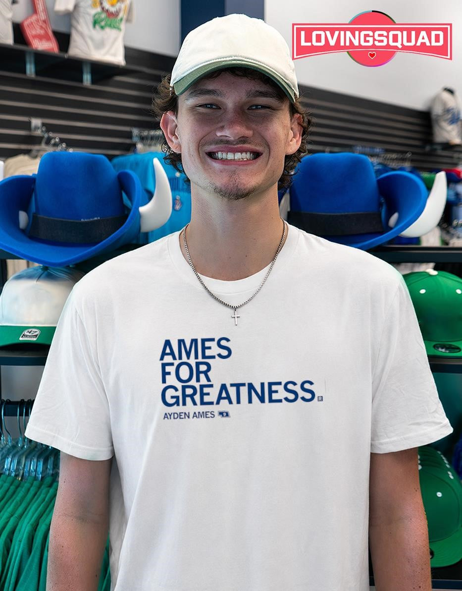 Ayden Ames Ames for Greatness No 9 Nebraska T-shirt