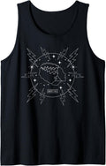 Universal Monsters Bride Retro Goth Lightning Circle Tank Top